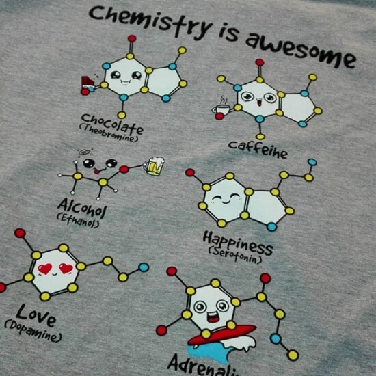 Koszulka z wiązniami chemicznymi, które da się lubić!