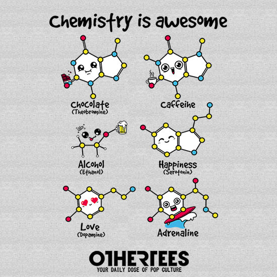 Koszulka z wiązaniami chemicznymi, które da się lubić