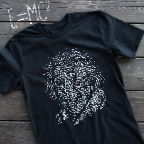 T-shirt with Albert Einstein