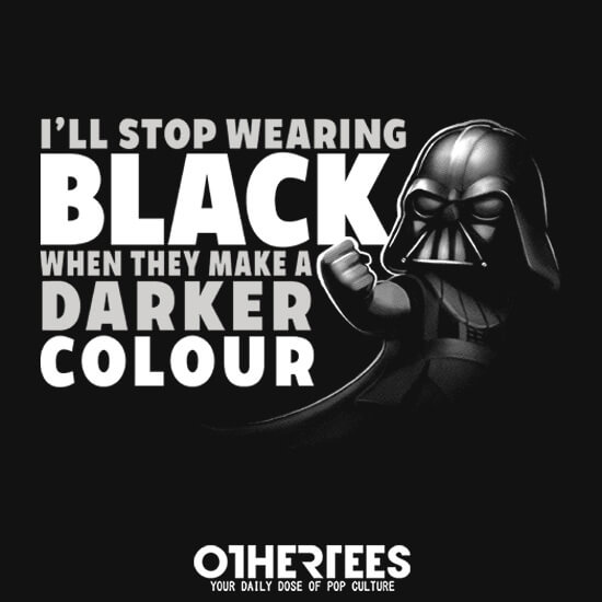 Koszulka dla wielbiciela koloru czarnego