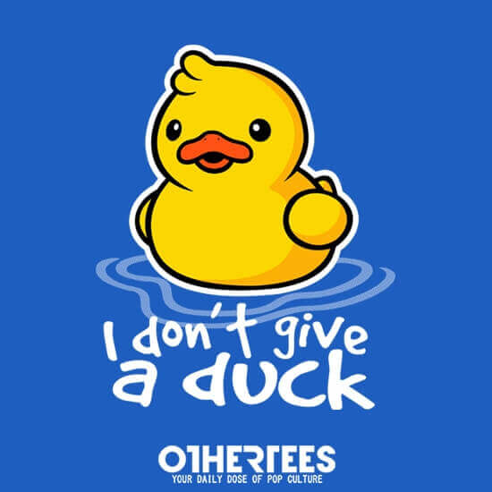 Koszulka z Kaczuszką I don"t give a duck
