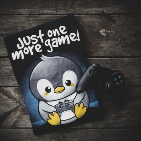Koszulka z pingwinem dla gracza