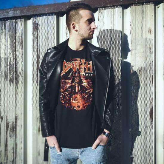 Darth Vader Metal T-shirt from OtherTees - for fans of metal side of the force!