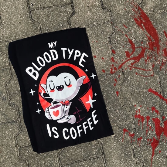 Koszulka z wampirkiem kawowym!