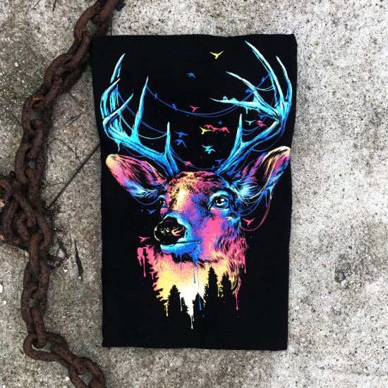 Colorful deer t-shirt