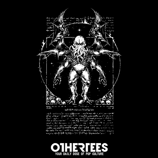 Koszulka Cthulhu witruwiański to idealna propozycja dla miłośników twórczości H.P. Lovecrafta