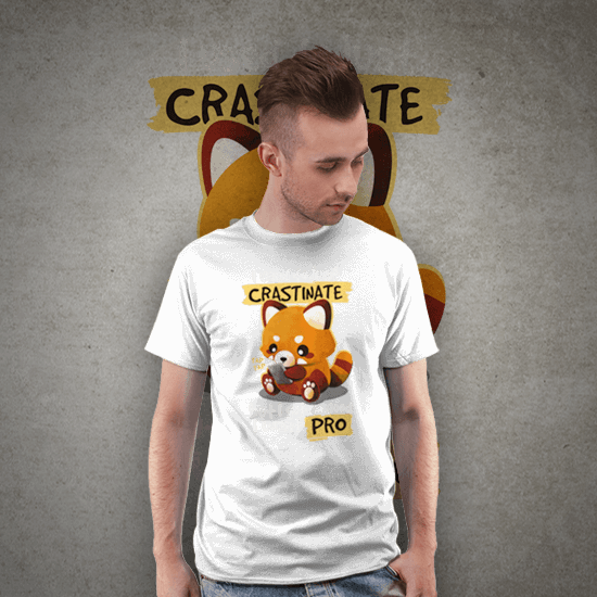 Red panda procrastinator