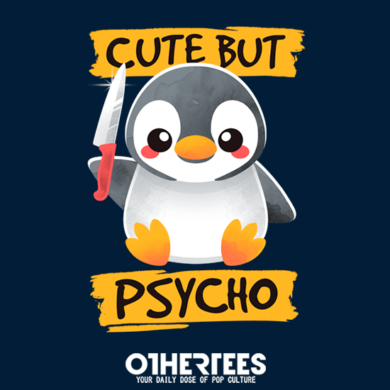 Koszulka z pingwinem Cute but Psycho