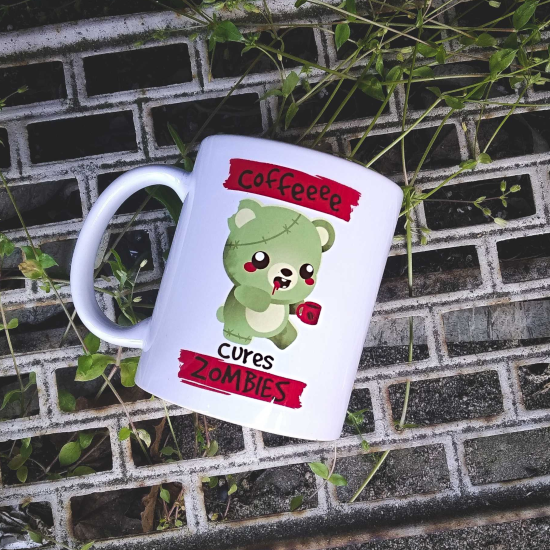 Kubek kawa leczy zombie