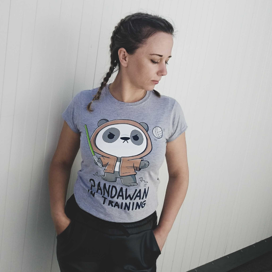 Koszulka Panda Jedi Pandawan in Training