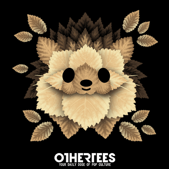 hedgehog of leaves