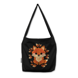 Little fox of leaves