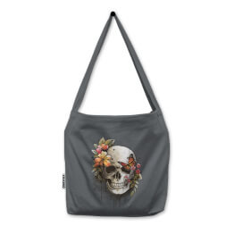 spring skull watercolor - zamek