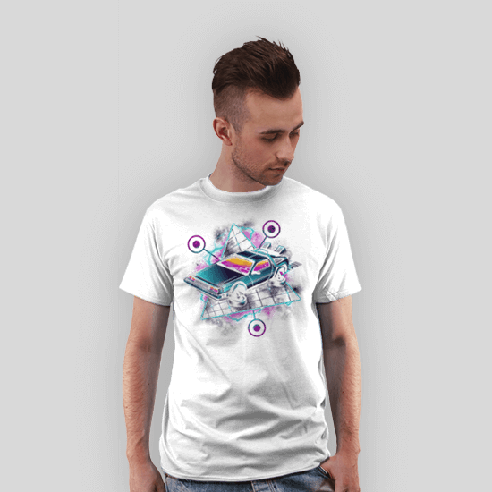 Retro Wave Time Machine