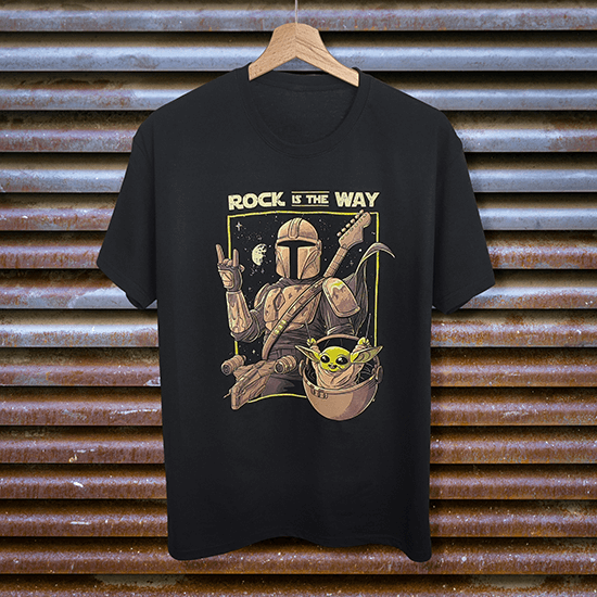 Koszulka Rock is the Way dla fanów rocka i science fiction