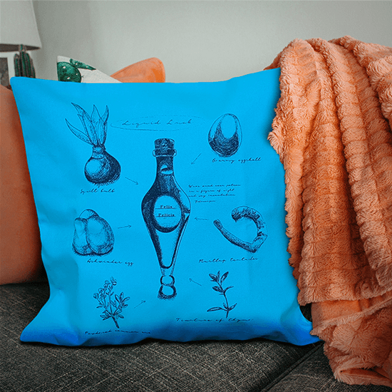 A pillowcase with a legendary elixir.