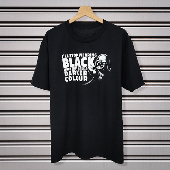Koszulka dla wielbiciela koloru czarnego