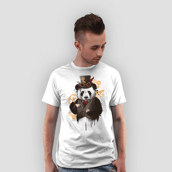 Steampunk panda