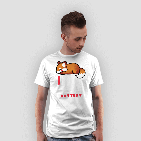 Low battery fox