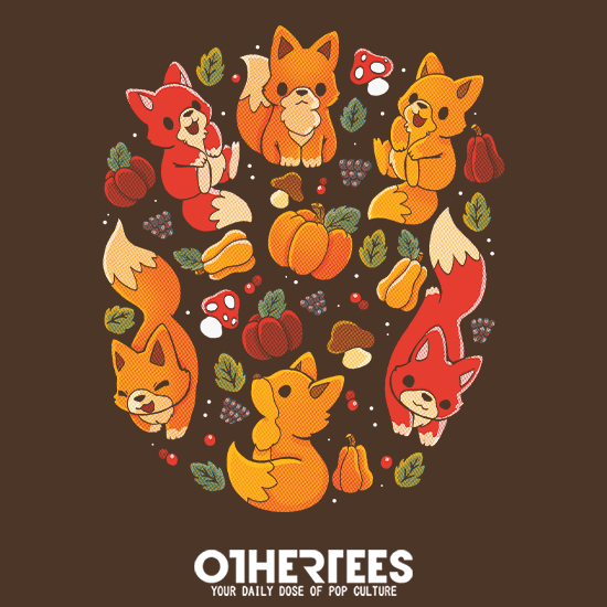 Foxes Autumn