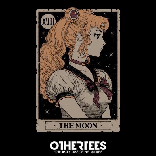 koszulka z kartą tarota z czarodziejką anime the moon