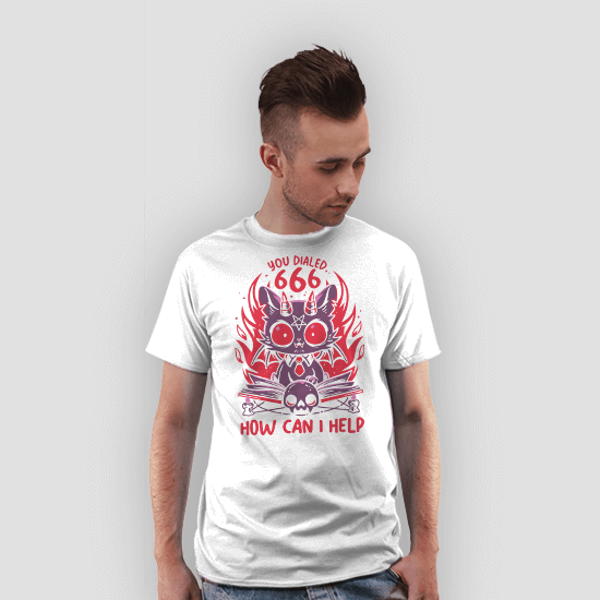 Satanic Support Cat
