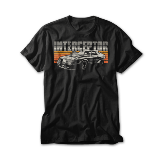 koszulka z samochodem interceptor