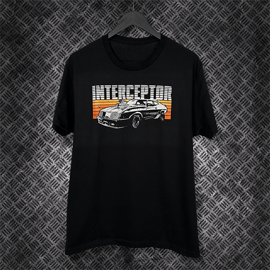 koszulka z samochodem interceptor
