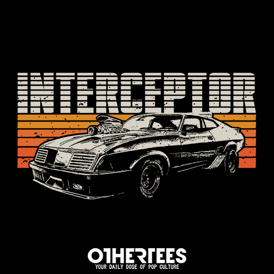 koszulka z samochodem interceptor