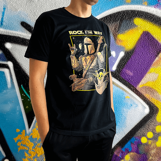 Koszulka Rock is the Way dla fanów rocka i science fiction