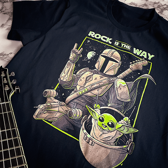 Koszulka Rock is the Way dla fanów rocka i science fiction