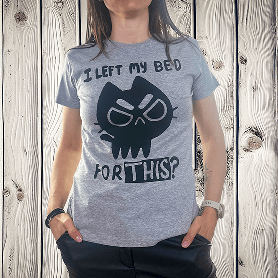 Zabawna koszulka z kotem od OtherTees!