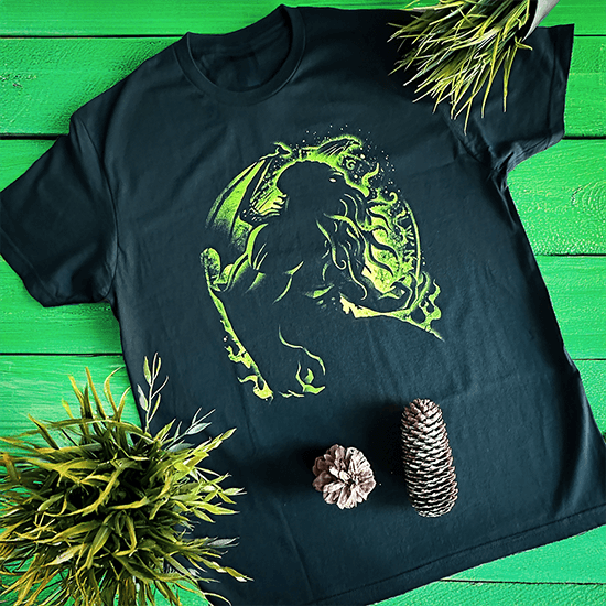 Koszulka z Cthulhu i Great Old Ones – mitologiczne potwory w unikalnym nadruku.